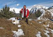 Salita da Rovetta a Cima Paré (1642 m) il 2 dicembre 2009 - Piero e Fulvio - FOTOGALLERY